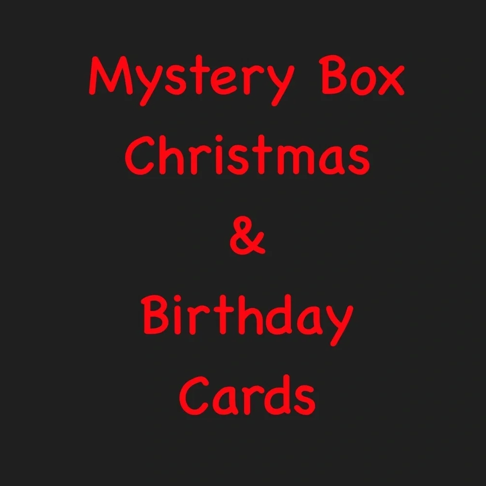 Mystery Box Christmas & Birthday Cards 100+ Pieces